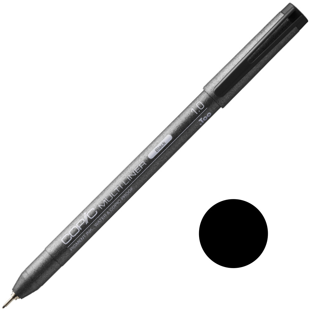 Copic Multiliner Pigment Ink Pen 1.0mm Black