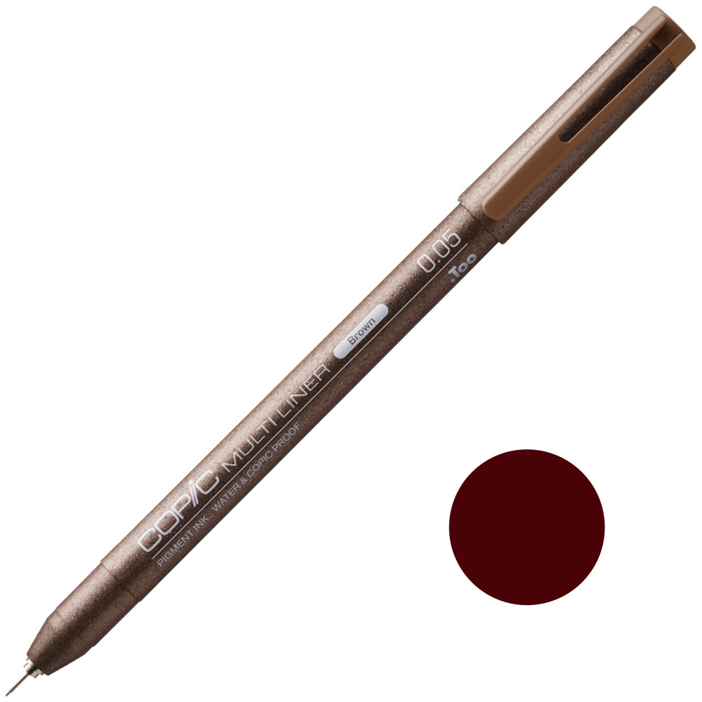 Copic Multiliner Pigment Ink Pen 0.05mm Brown
