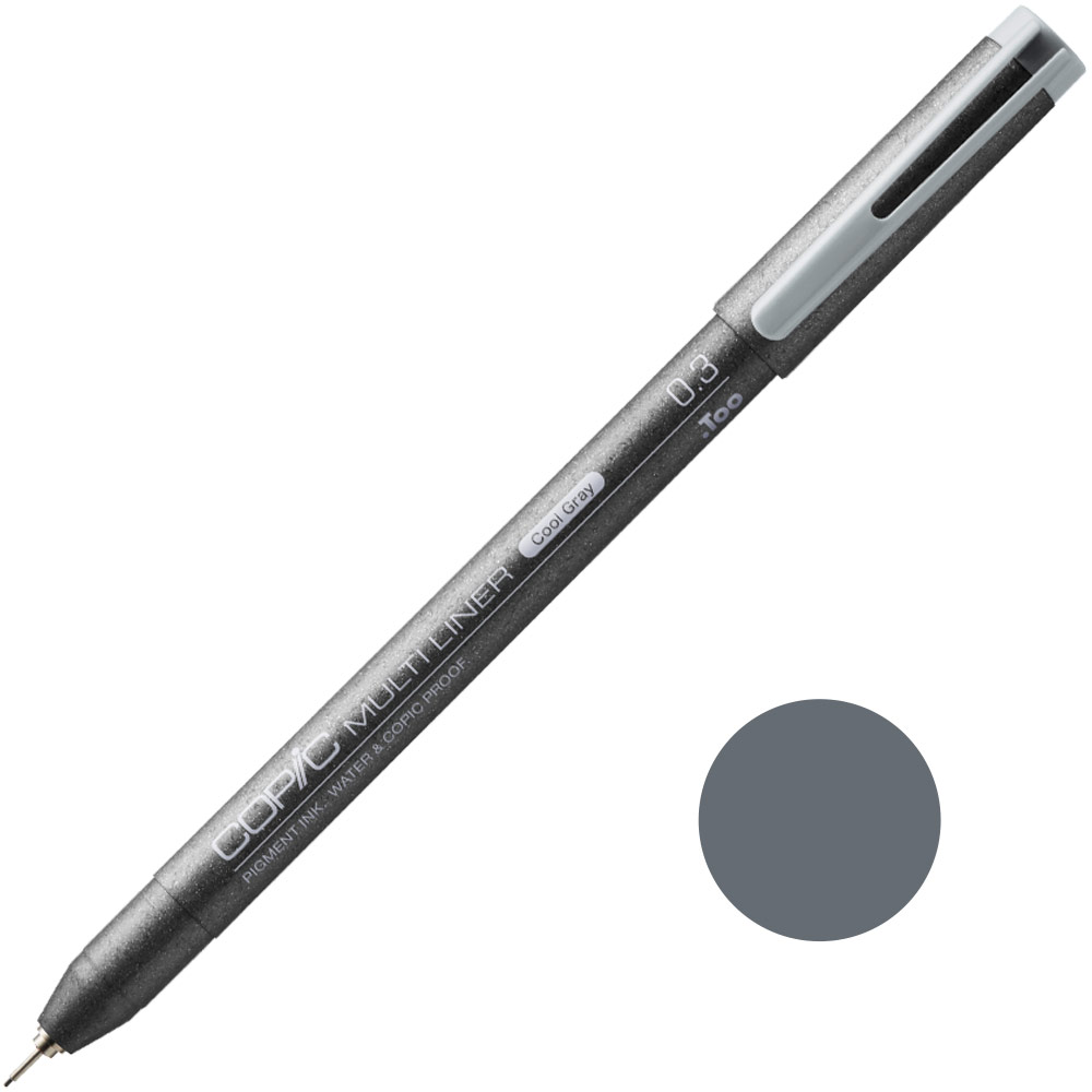 Copic Multiliner Pigment Ink Pen 0.3mm Cool Gray