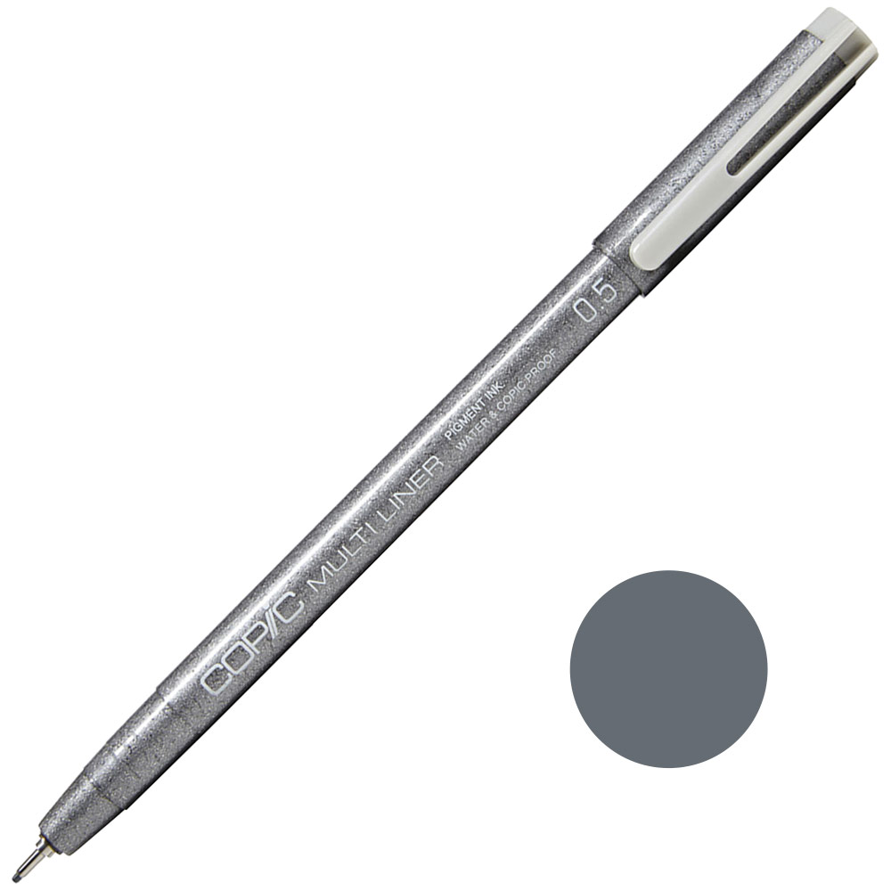 Copic Multiliner Pigment Ink Pen 0.5mm Cool Gray