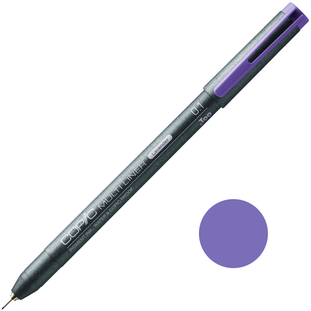 Copic Multiliner Pigment Ink Pen 0.1mm Lavender