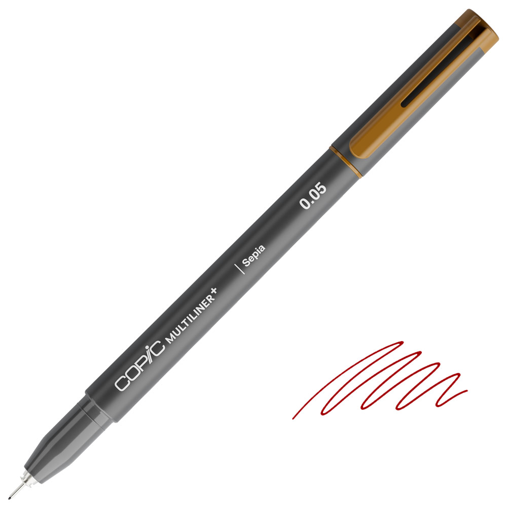 Copic Multiliner+ Plus Pigment Ink Pen 0.05mm Sepia