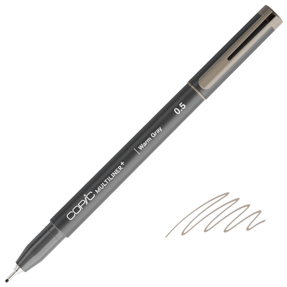 Copic Multiliner+ Plus Pigment Ink Pen 0.5mm Warm Gray