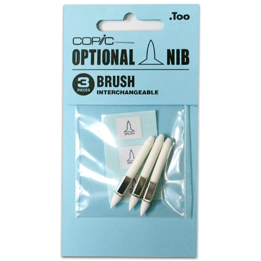 Copic Classic Brush Optional Nib 3pk
