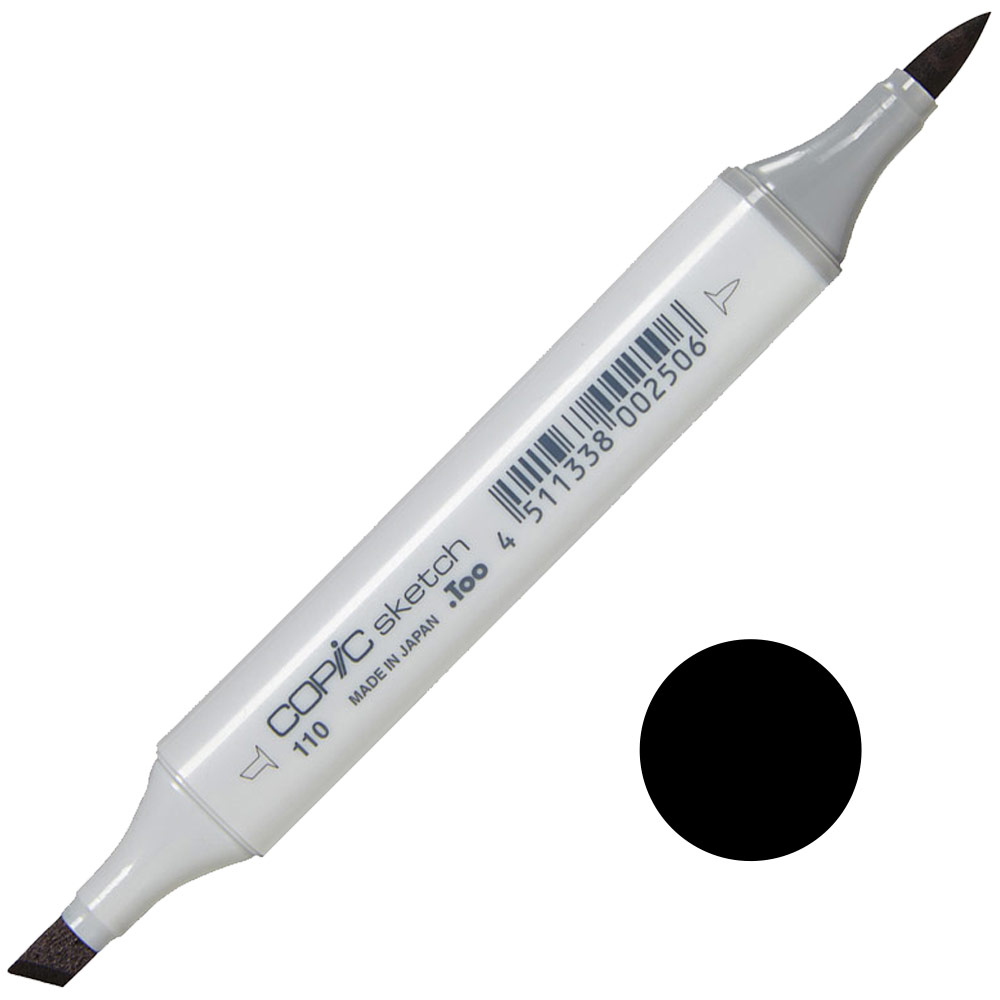 Copic Markers: Black 100 versus Special Black 110. What's the Difference? —  Marker Novice