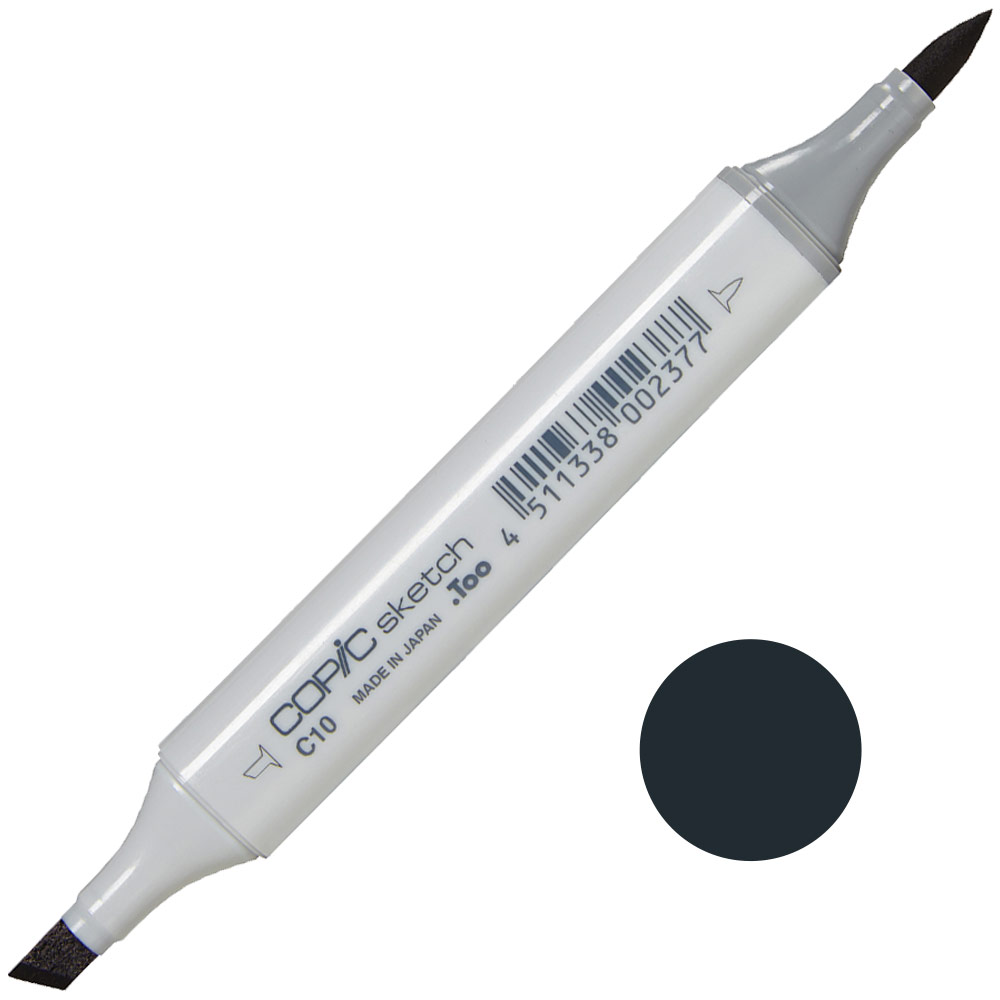 Copic Sketch Alcohol Ink Marker C10 Cool Gray 10