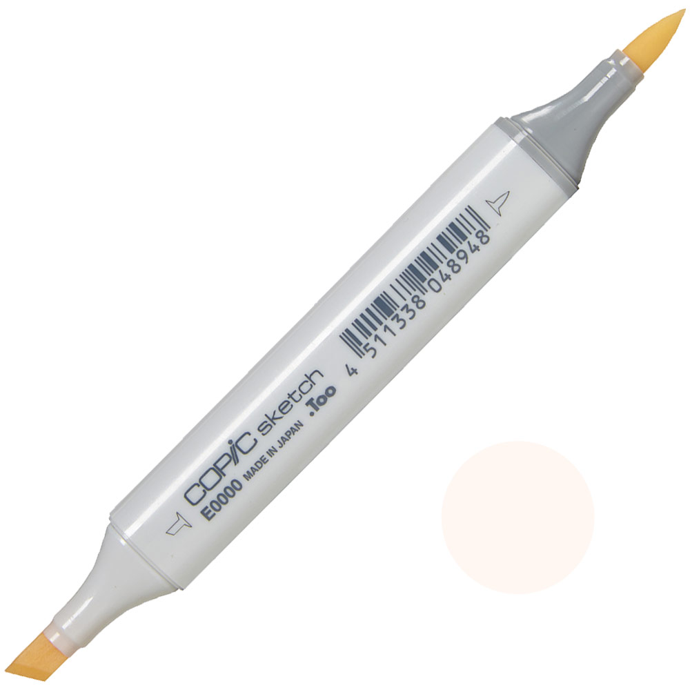 Copic Sketch Alcohol Ink Marker E0000 Floral White