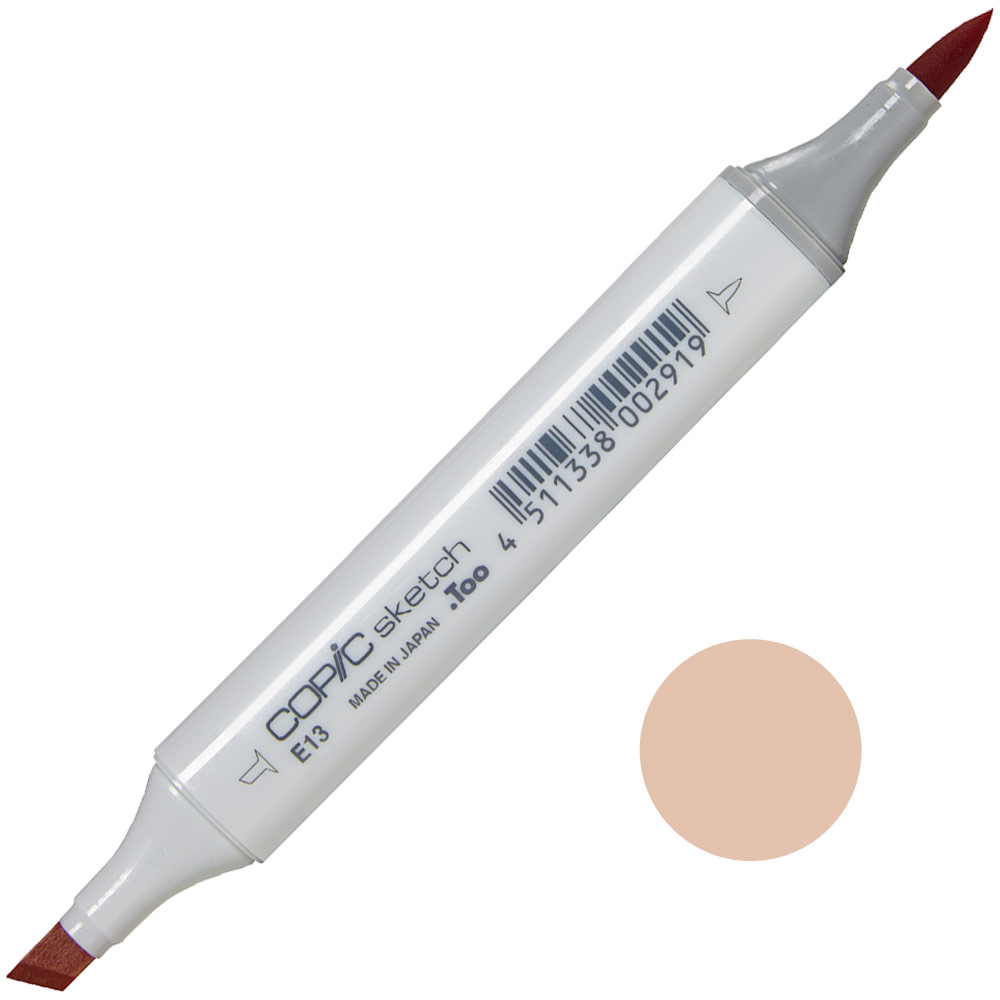 Copic Sketch Alcohol Ink Marker E13 Light Suntan
