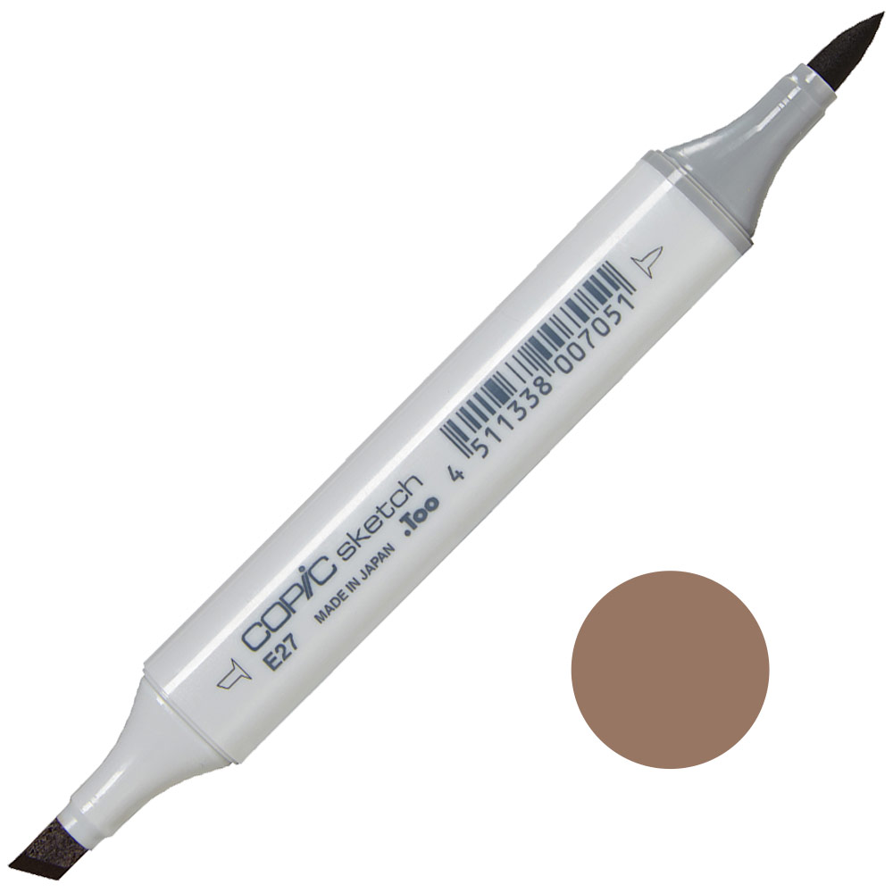 Copic Sketch Alcohol Ink Marker E27 Milk Chocolate