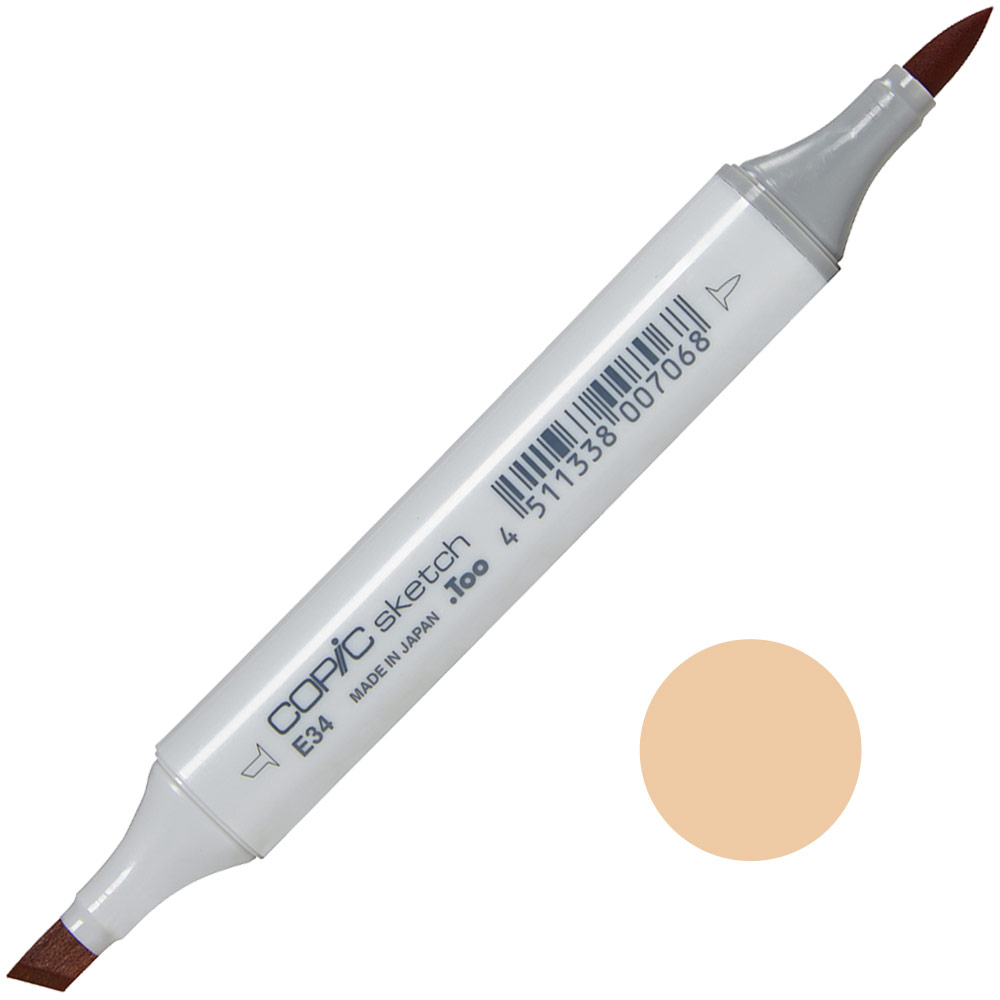 Copic Sketch Alcohol Ink Marker E34 Toast
