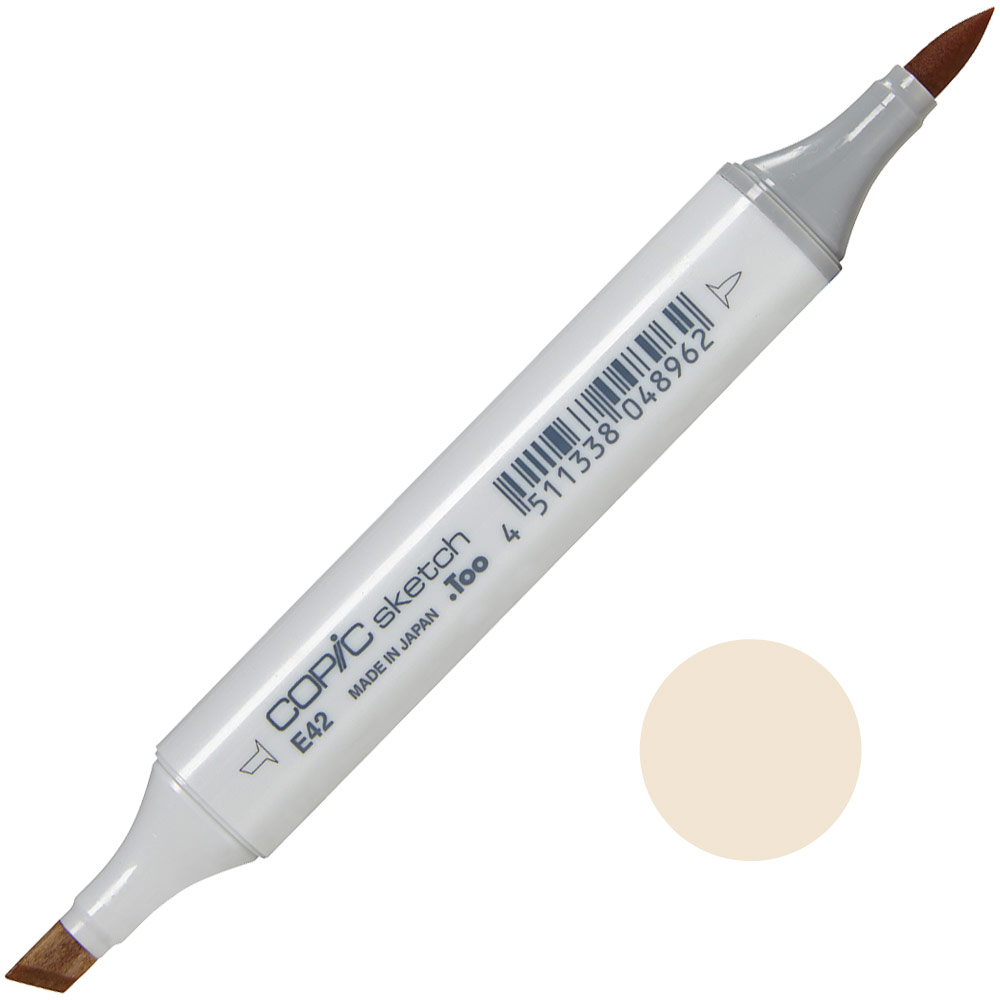 Copic Sketch Alcohol Ink Marker E42 Sand White