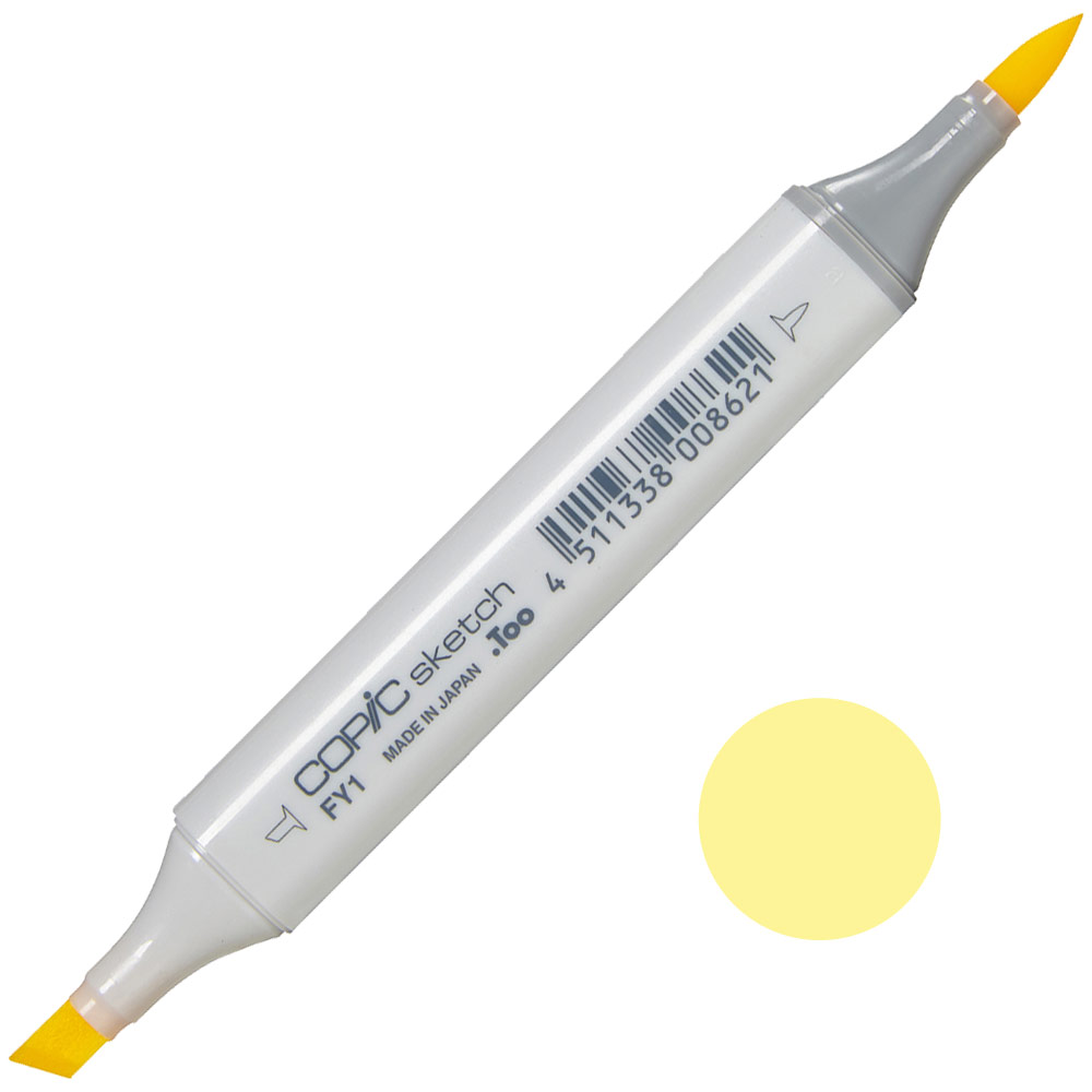 Copic Sketch Alcohol Ink Marker FY1 Fluorescent Yellow