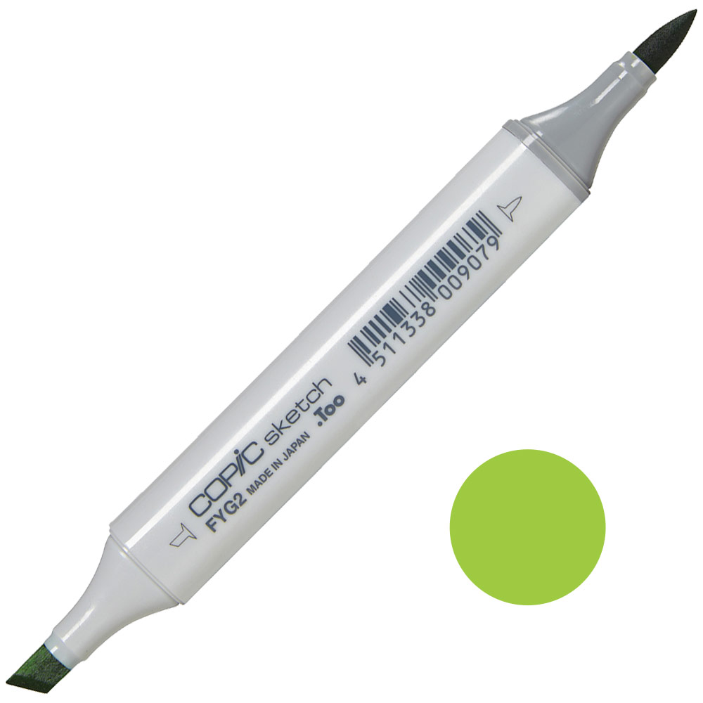Copic Sketch Alcohol Ink Marker FYG2 Fluorescent Green