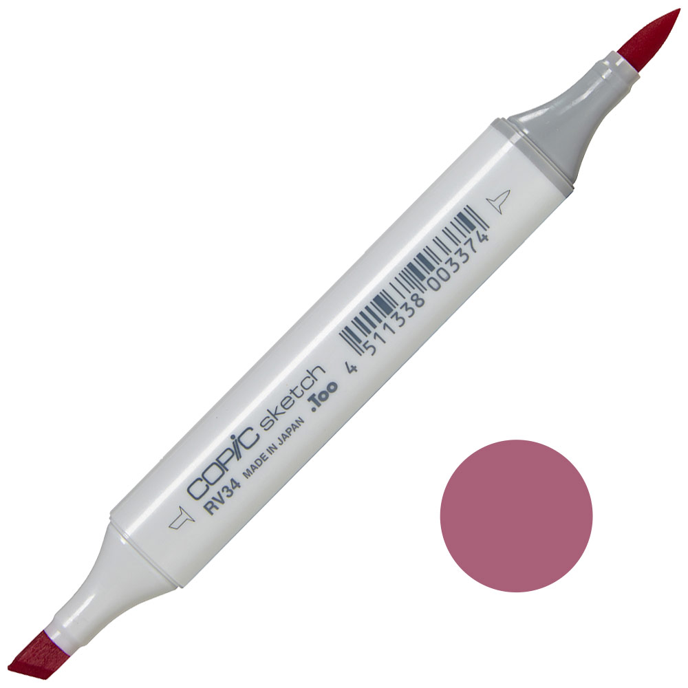 Copic Sketch Alcohol Ink Marker RV34 Dark Pink
