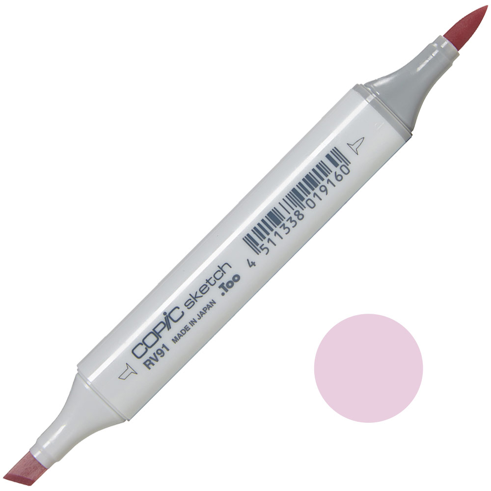 Copic Sketch Alcohol Ink Marker RV91 Grayish Cherry