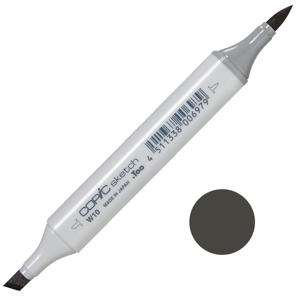 Copic Sketch Alcohol Ink Marker W10 Warm Gray 10