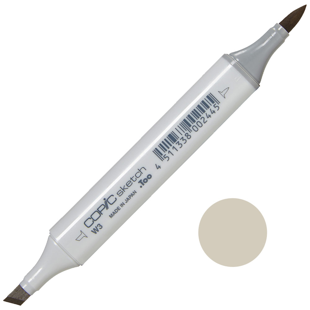 Copic Sketch Alcohol Ink Marker W3 Warm Gray 3