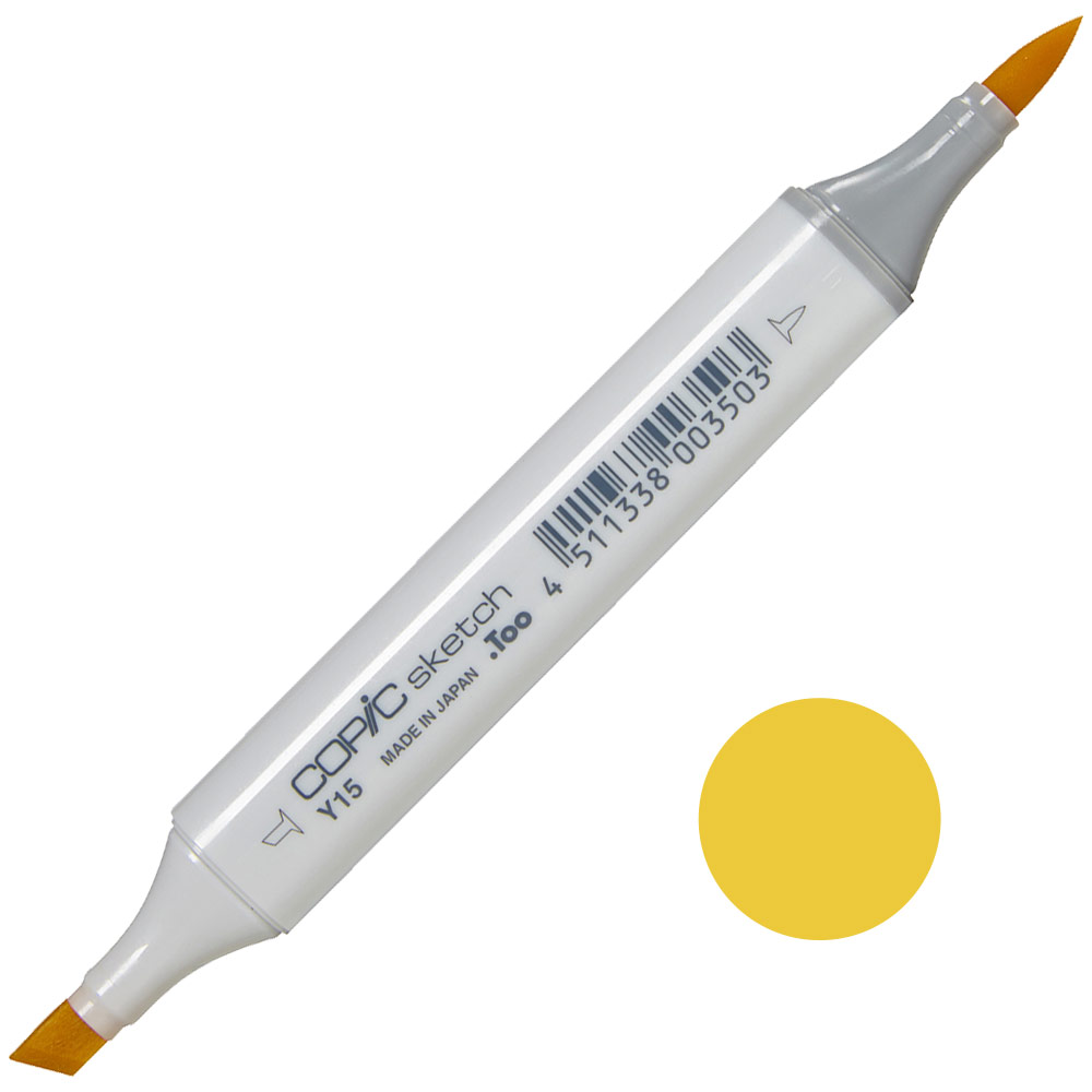 Copic Sketch Alcohol Ink Marker Y15 Cadmium Yellow