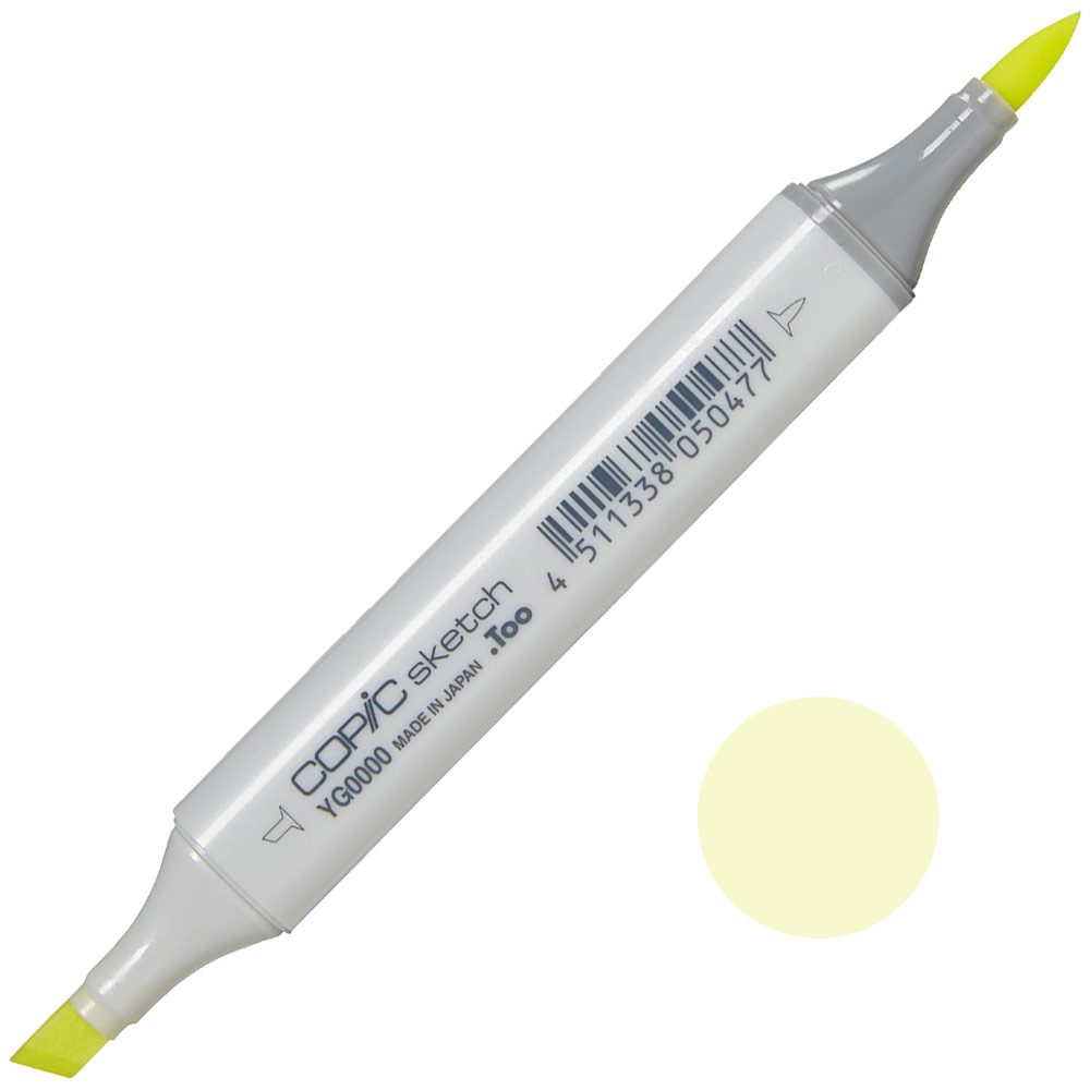 Copic Sketch Alcohol Ink Marker YG0000 Lily White