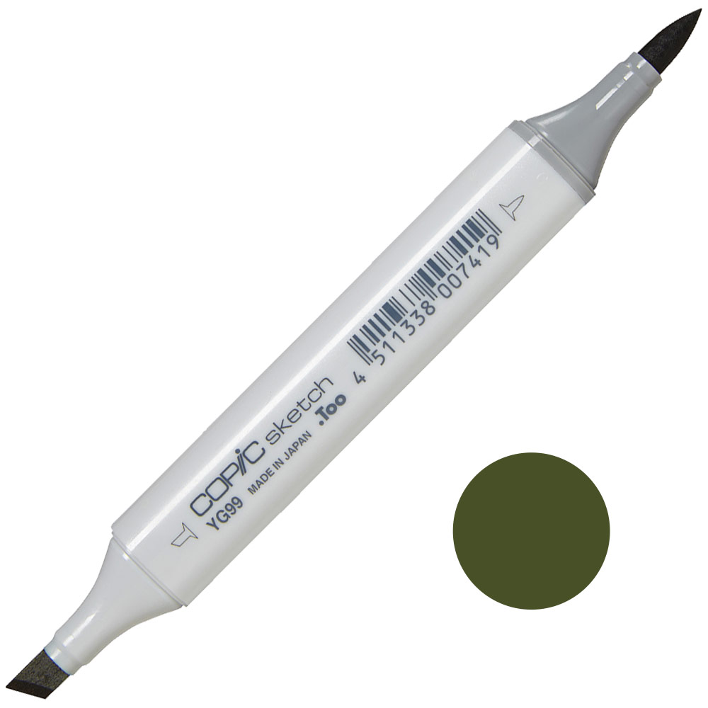 Copic Sketch Alcohol Ink Marker YG99 Marine Green