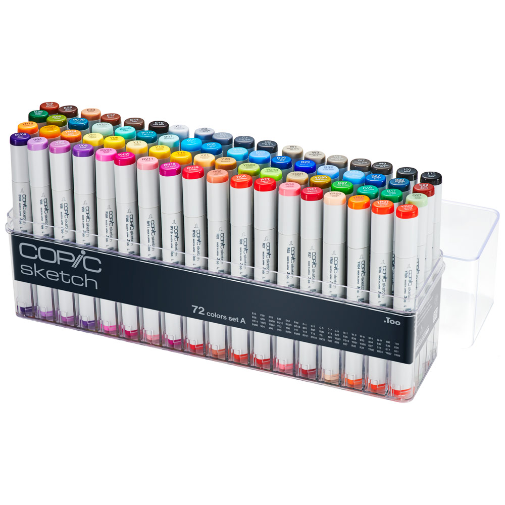 Flipkartcom  GifMor 80 Colour Alcohol Based Dual Tip for Sketching  Coloring and Illustration Fine and Broad Nib Sketch Pens 