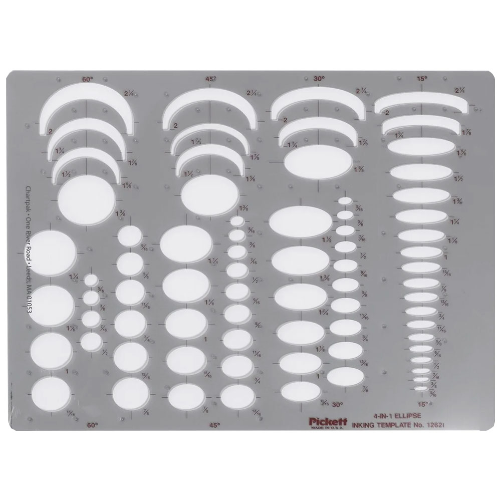 Pickett 4-in-1 Ellipse Template