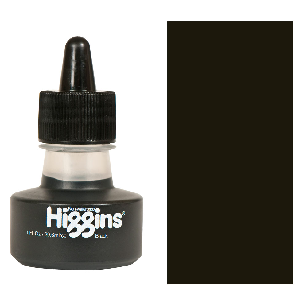 Higgins Non-Waterproof Ink 1oz Black