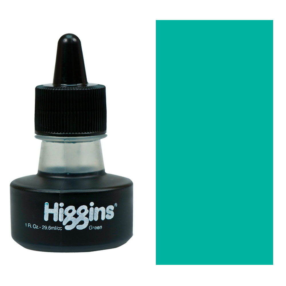 Higgins Fade Proof Pigment-Based Ink 1oz Green