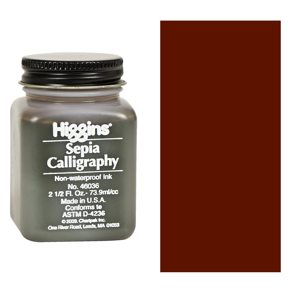 Higgins Non-Waterproof Sepia Calligraphy Ink