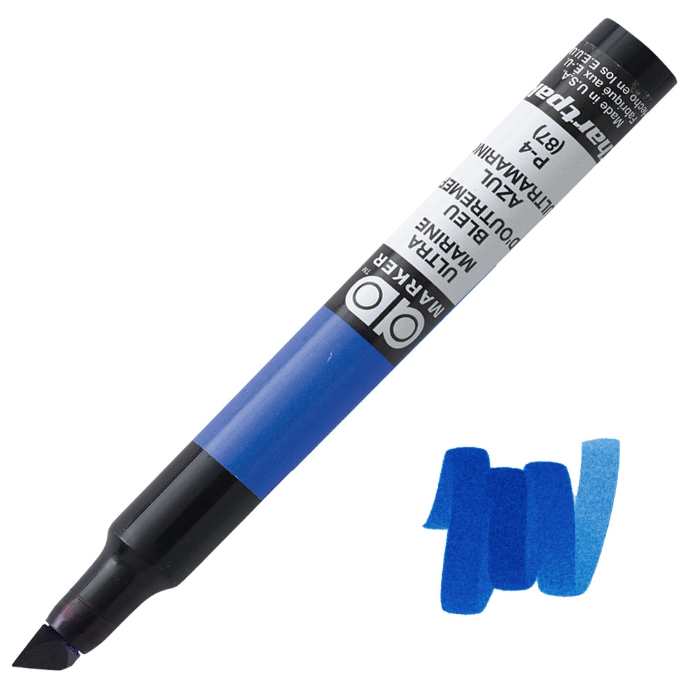 Chartpak AD Tri Tip Xylene Marker Ultramarine