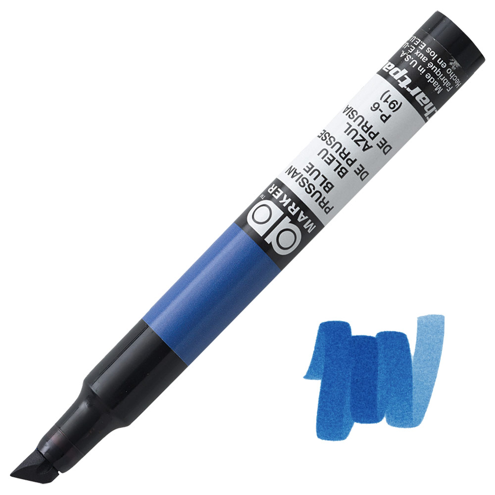 Chartpak AD Tri Tip Xylene Marker Prussian Blue