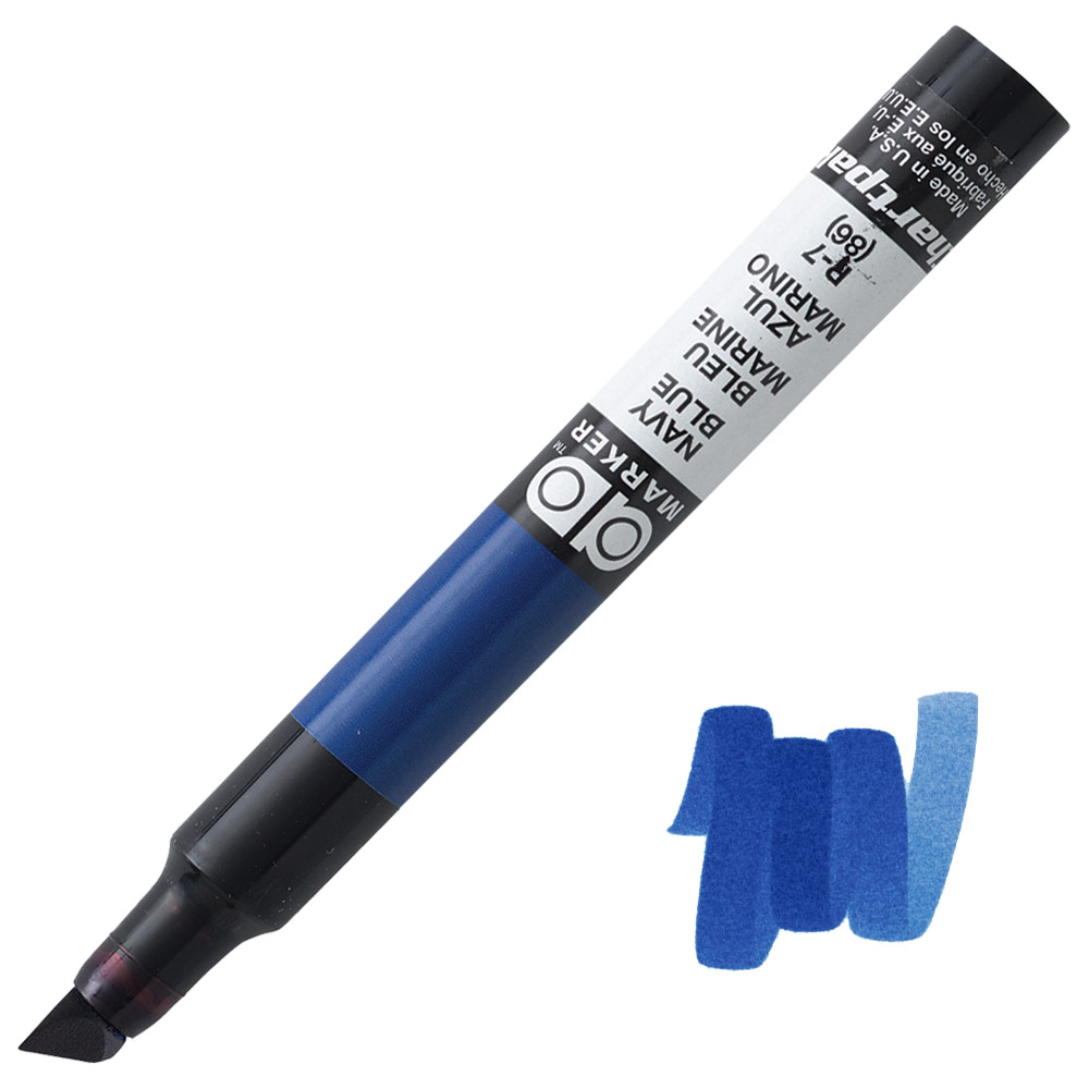 Chartpak AD Tri Tip Xylene Marker Navy Blue