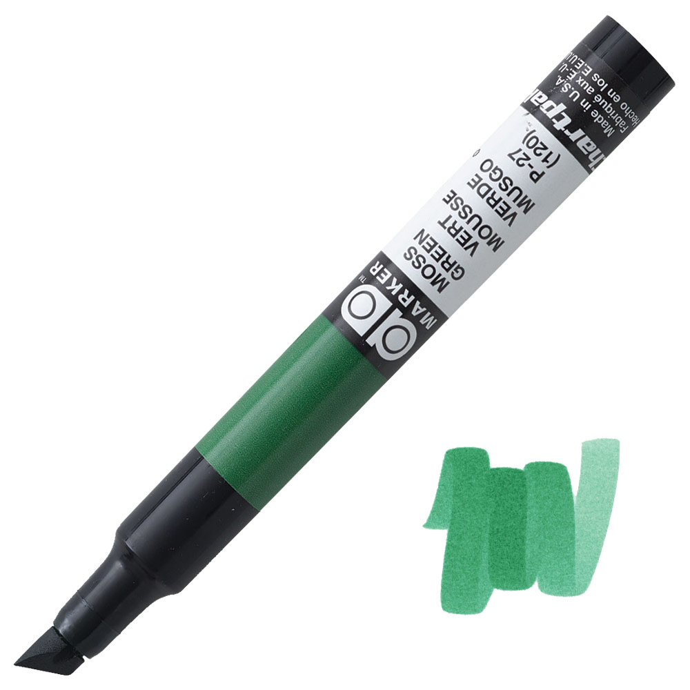 Chartpak AD Tri Tip Xylene Marker Moss Green