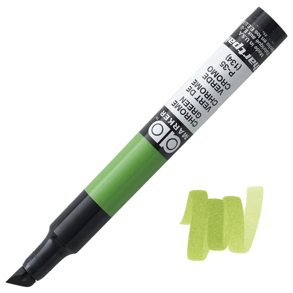 Chartpak AD Tri Tip Xylene Marker Chrome Green