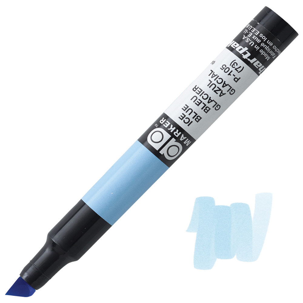 Chartpak AD Tri Tip Xylene Marker Ice Blue