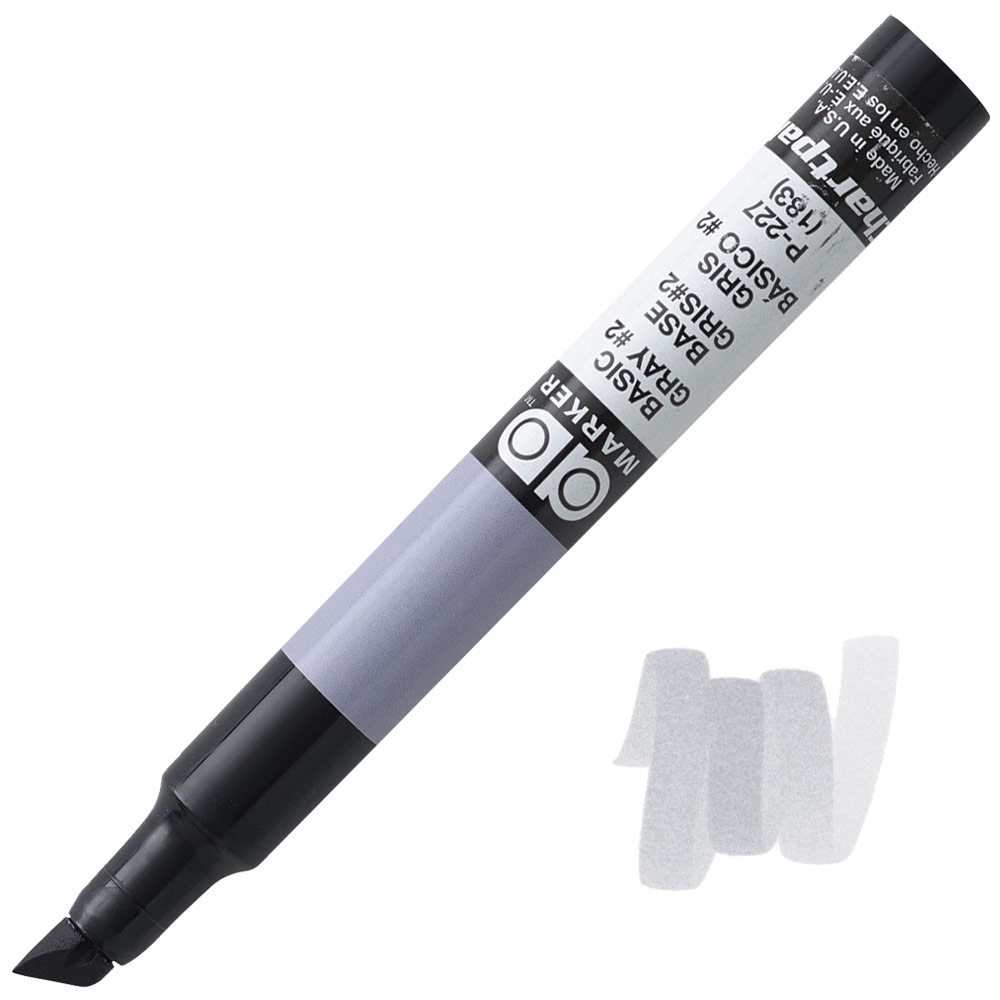 Chartpak AD Tri Tip Xylene Marker Basic Gray 2