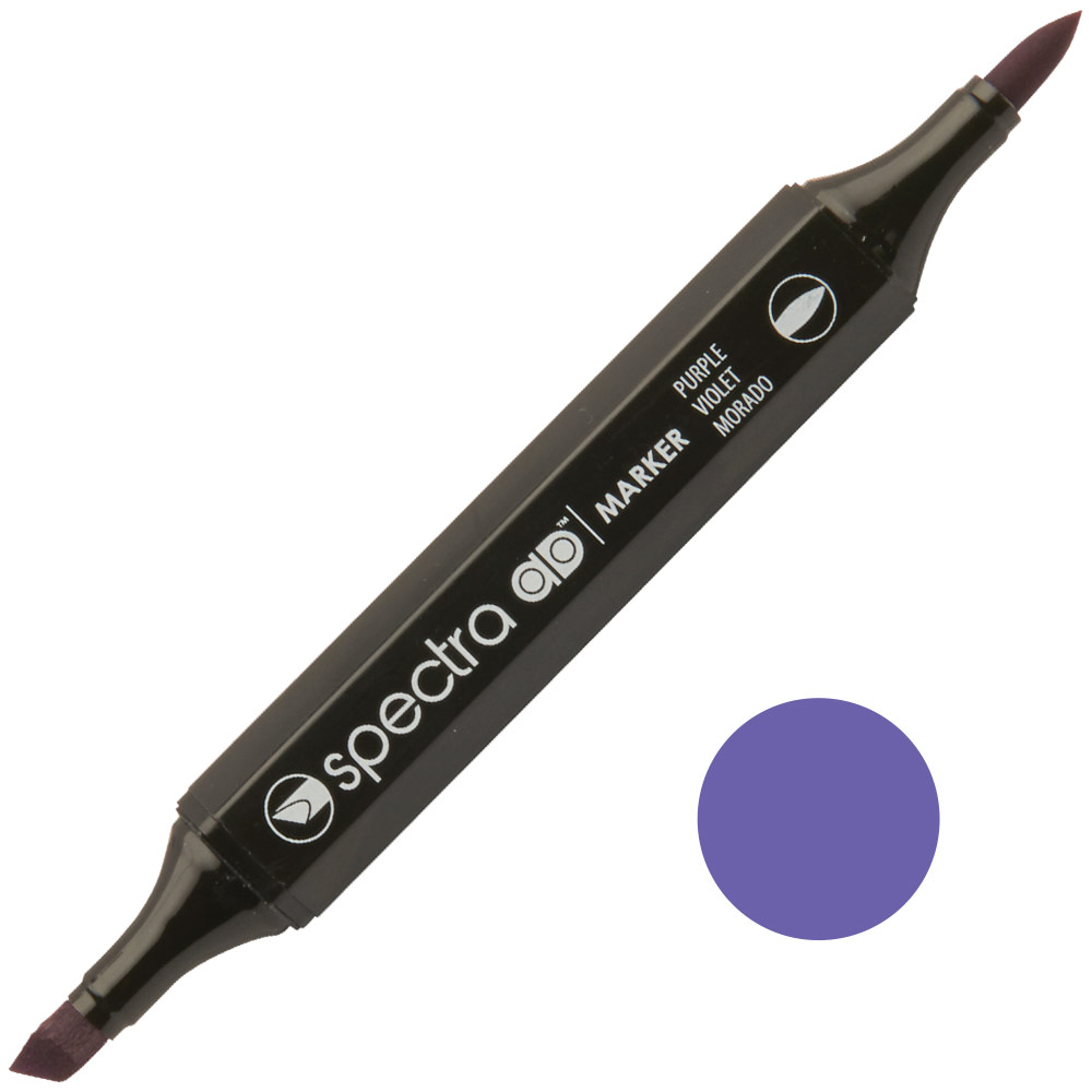 Chartpak Spectra AD Twin Tip Alcohol Marker Purple
