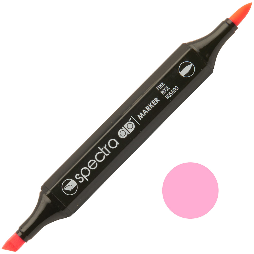 Chartpak Spectra AD Twin Tip Alcohol Marker Pink