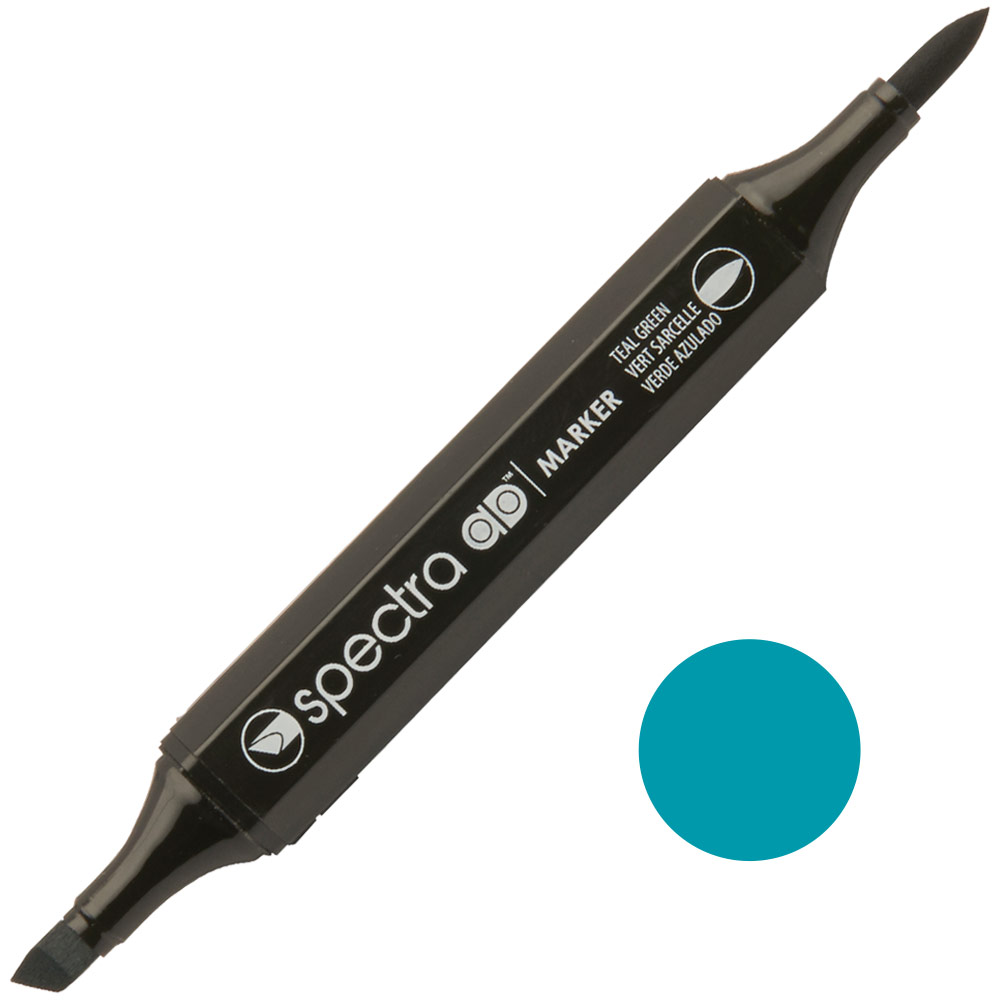 Chartpak Spectra AD Twin Tip Alcohol Marker Teal Green
