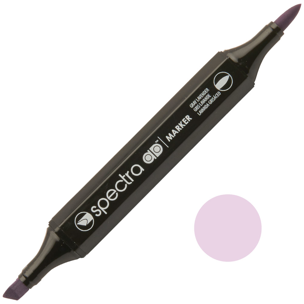 Chartpak Spectra AD Twin Tip Alcohol Marker Gray Lavender