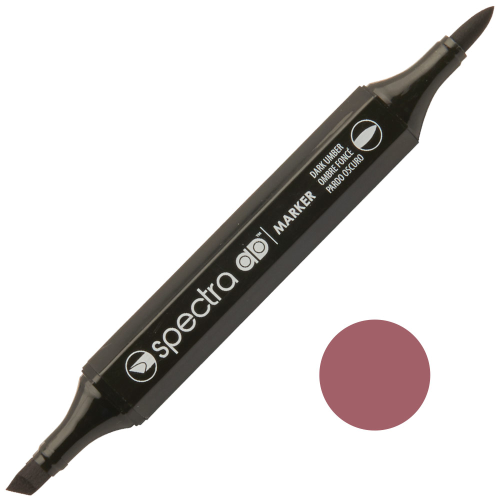 Chartpak Spectra AD Twin Tip Alcohol Marker Dark Umber