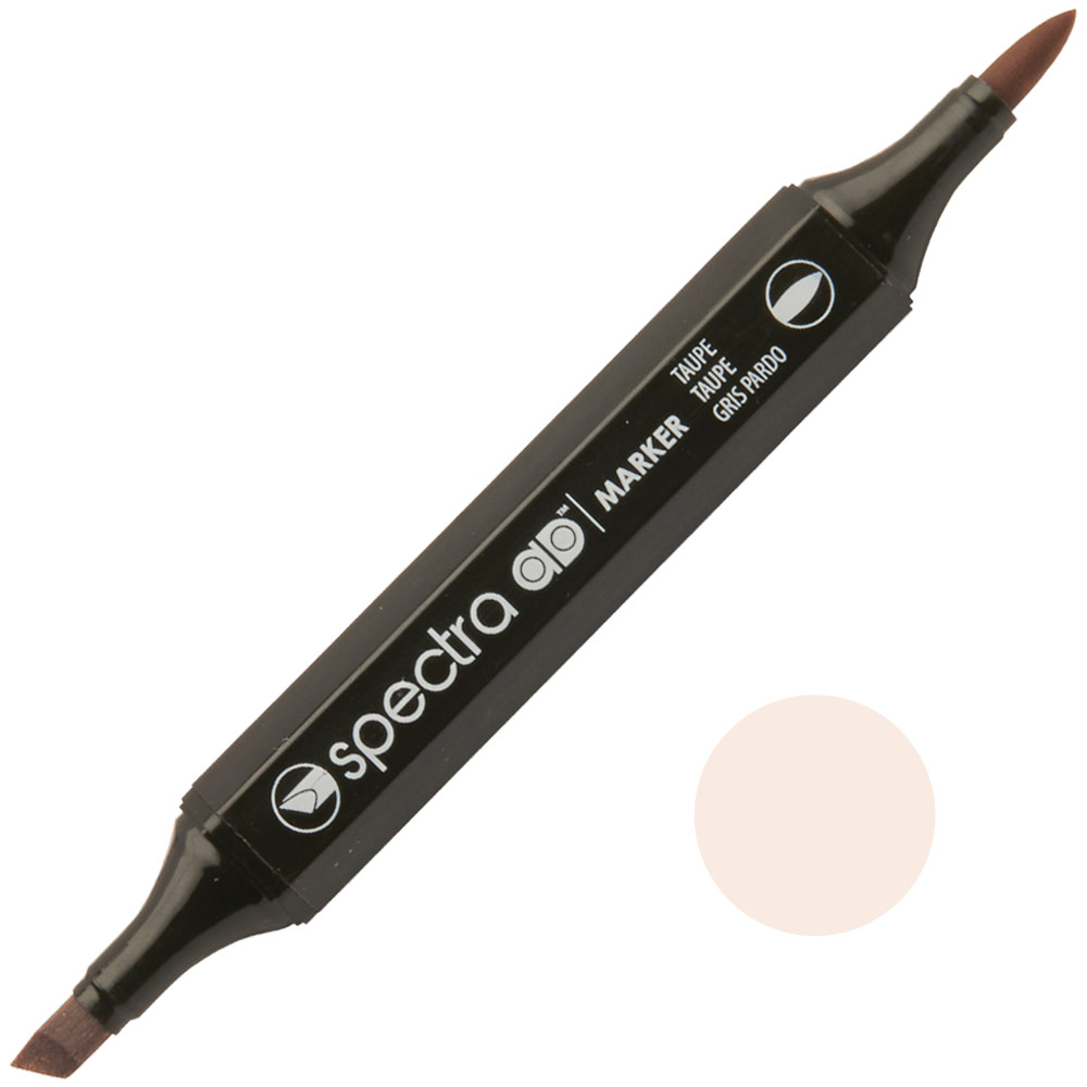 Chartpak Spectra AD Twin Tip Alcohol Marker Taupe
