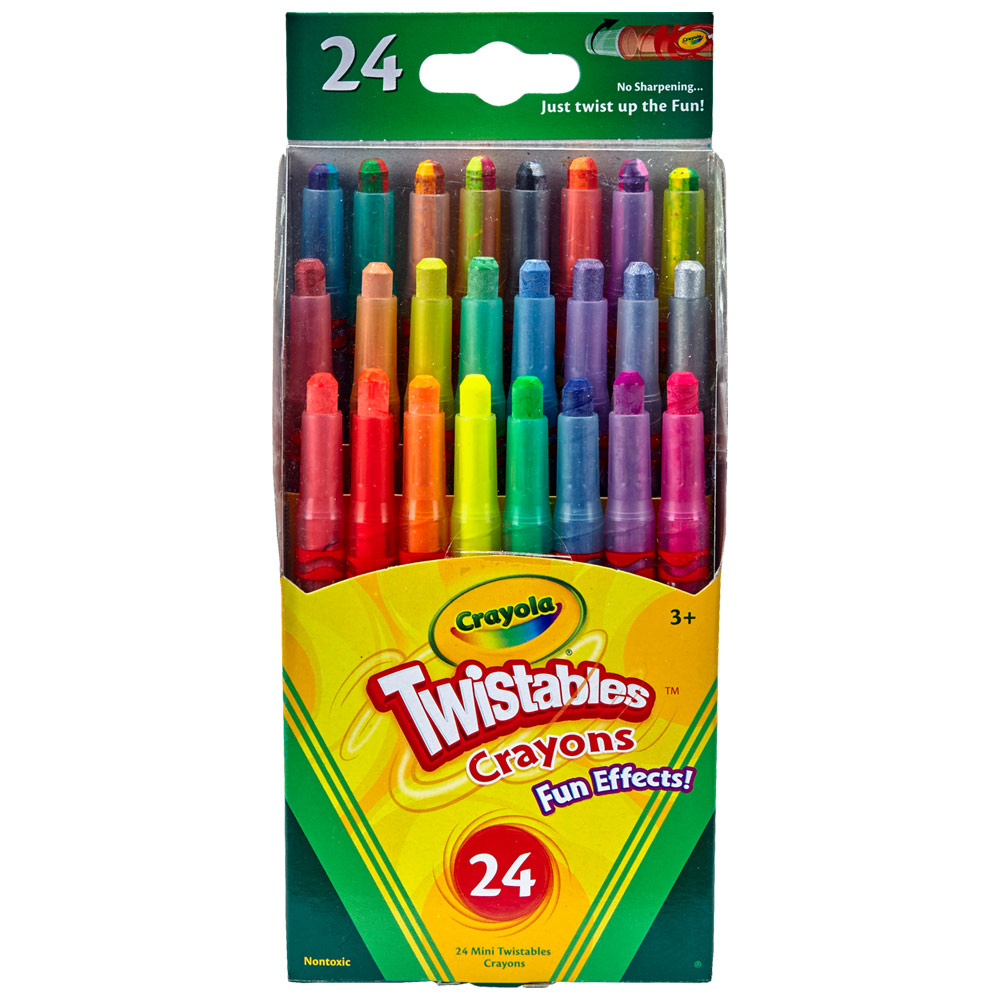 Crayola Fun Effects Twistables Crayon 24 Set