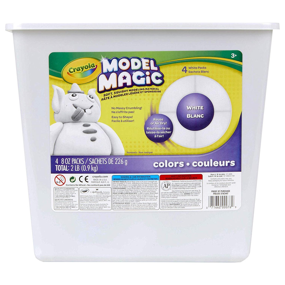 Crayola Model Magic Soft Modeling Material 2lb White