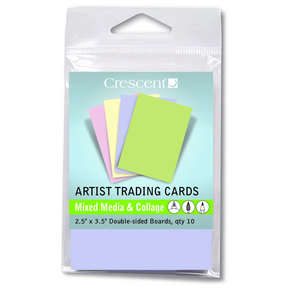 Crescent Artist Trading Cards 10pk Mixed Media Boards Pastels