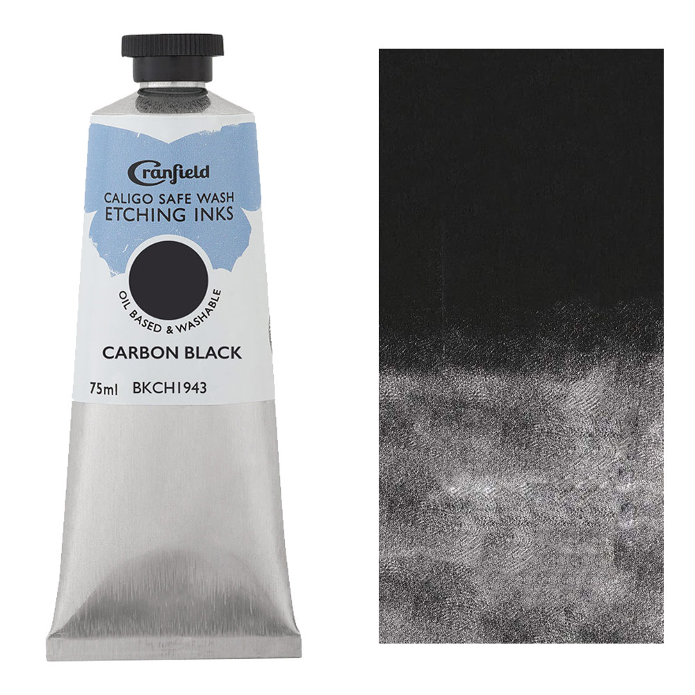 Cranfield Caligo Safe Wash Etching Ink 75ml Carbon Black