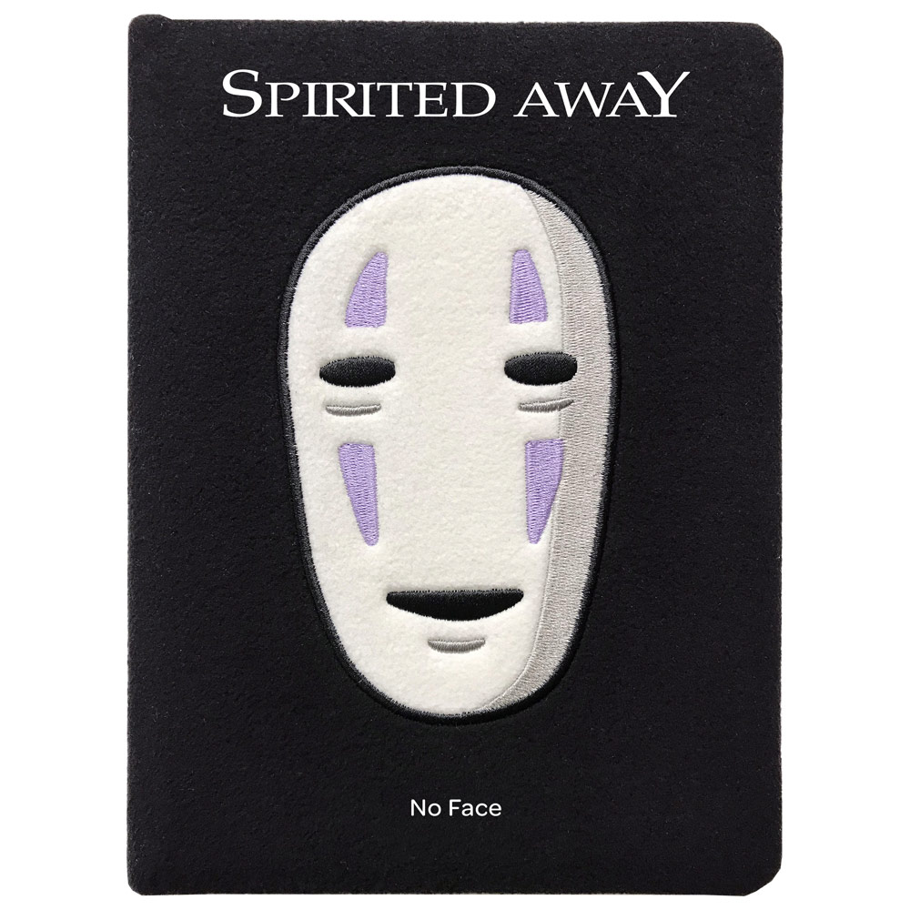 Chronicle Books Studio Ghibli Plush Journal 6"x8" Spirited Away No Face