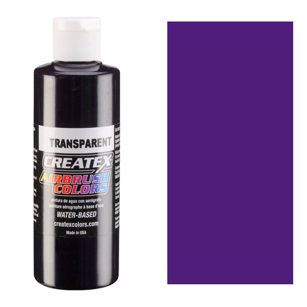  Createx Airbrush Paint, Transparent Violet, 4 oz (5102-04)