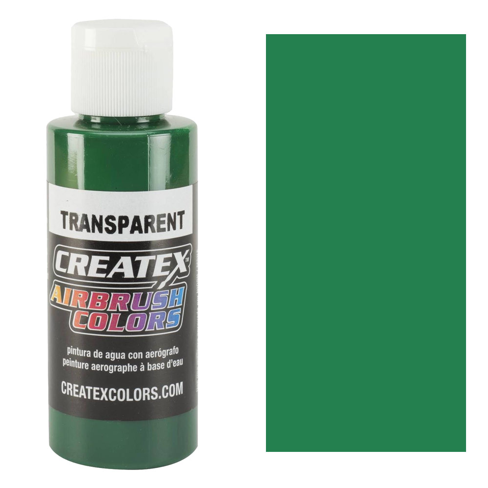 Createx Airbrush Colors 2oz Transparent Brite Green