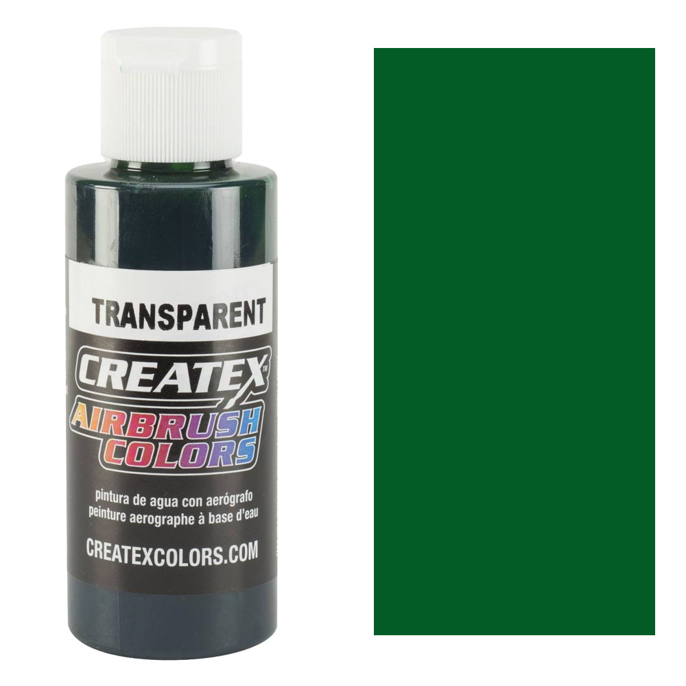 Createx Airbrush Colors 2oz Transparent Forest Green